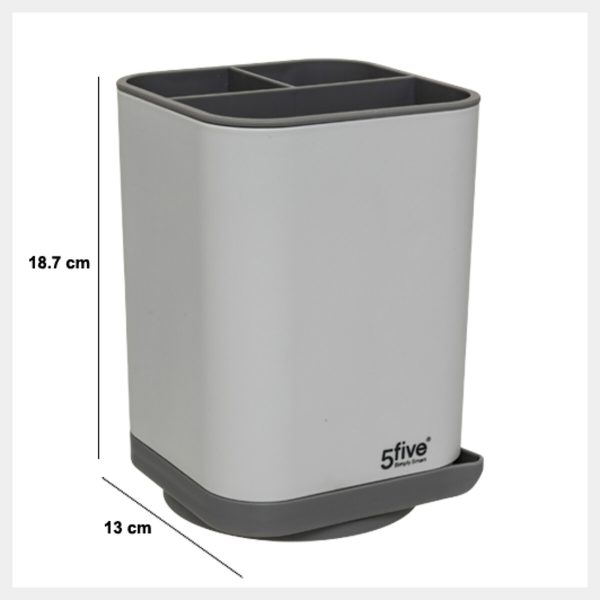 FIVE CUTLERY DRAINER NEO 13X18.7CM PP GREY - Image 3