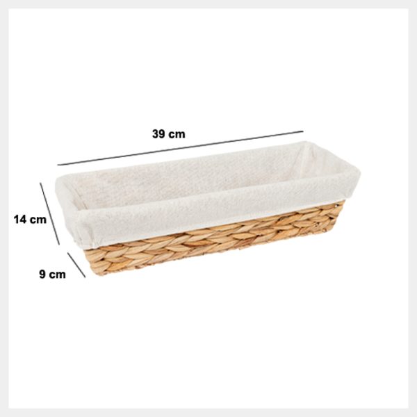 FIVE BREAD BASKET HARMONY 39X14X9CM POLYESTER/COTTON BEIGE - Image 2