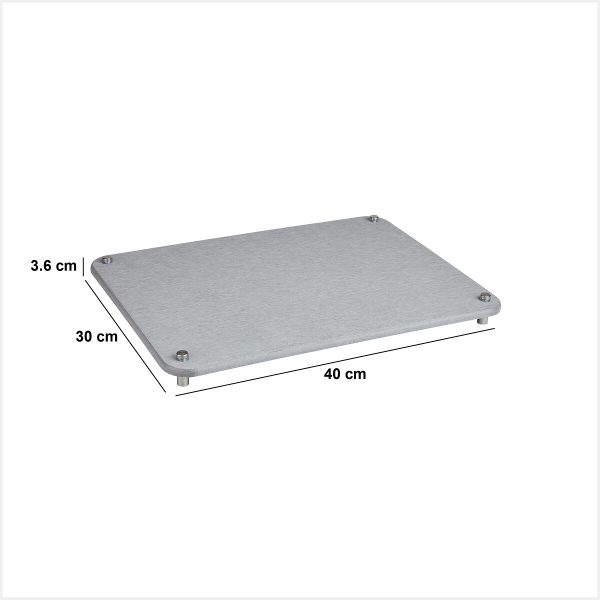 FIVE DISH DRYING MAT 30X40X3.6CM DIATOMITE GREY - Image 3