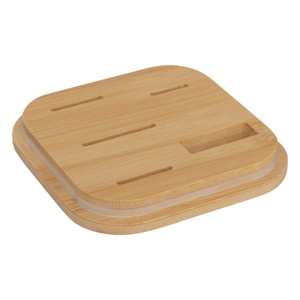 FIVE KNIFE STAND WITH 4 KNIVES AND SCISSORS SENSIA 11.5X11.5X36.3CM BAMBOO/STAINLESS STEEL VARIOUS COLORS - Image 11