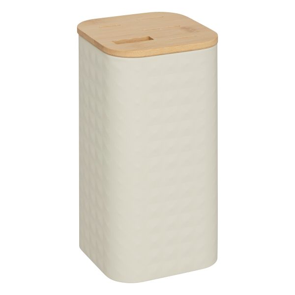 FIVE KNIFE STAND WITH 4 KNIVES AND SCISSORS SENSIA 11.5X11.5X36.3CM BAMBOO/STAINLESS STEEL VARIOUS COLORS - Image 16