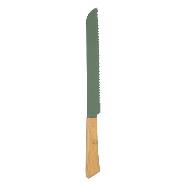 FIVE KNIFE STAND WITH 4 KNIVES AND SCISSORS SENSIA 11.5X11.5X36.3CM BAMBOO/STAINLESS STEEL VARIOUS COLORS - Image 21