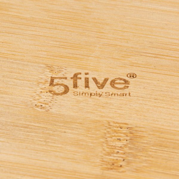 FIVE FLOUR CONTAINER NATUREO 12.2X19.5 CM CERAMIC/BAMBOO BLACK - Image 3