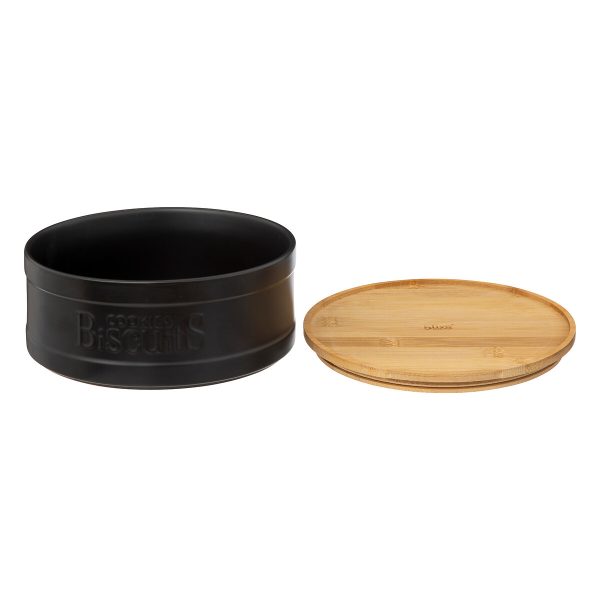 FIVE BISCUITS BOX NATUREO 22.3X9.8CM CERAMIC/BAMBOO BLACK - Image 2
