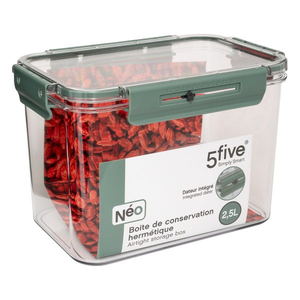 FIVE POSUDA ZA ODLAGANJE HRANE NEO 2,5L PET PROZIRNA - Image 5