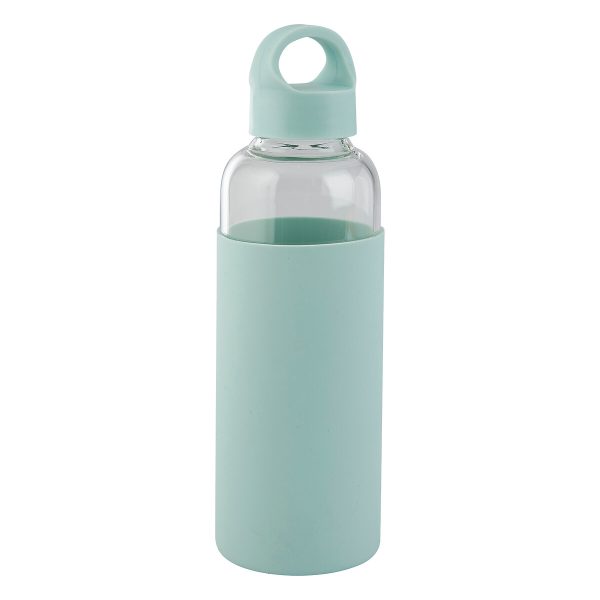FIVE BOTTLE WITH SILICONE COVER 0.5L GLASS VARIOUS COLORS - Image 2
