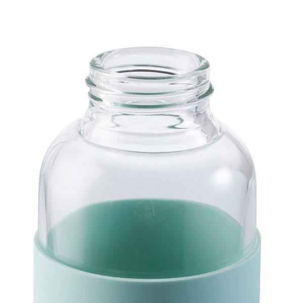 FIVE BOTTLE WITH SILICONE COVER 0.5L GLASS VARIOUS COLORS - Image 3