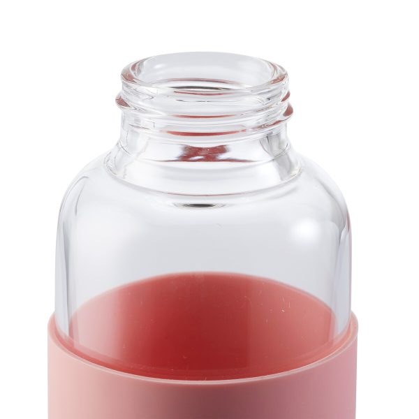 FIVE BOTTLE WITH SILICONE COVER 0.5L GLASS VARIOUS COLORS - Image 4