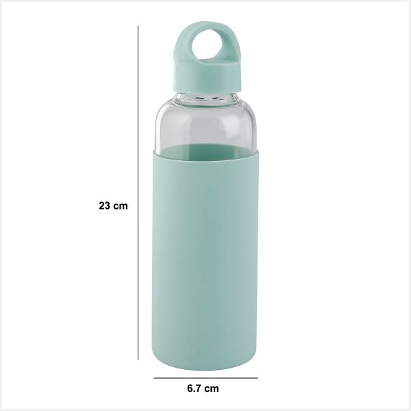 FIVE BOTTLE WITH SILICONE COVER 0.5L GLASS VARIOUS COLORS - Image 9