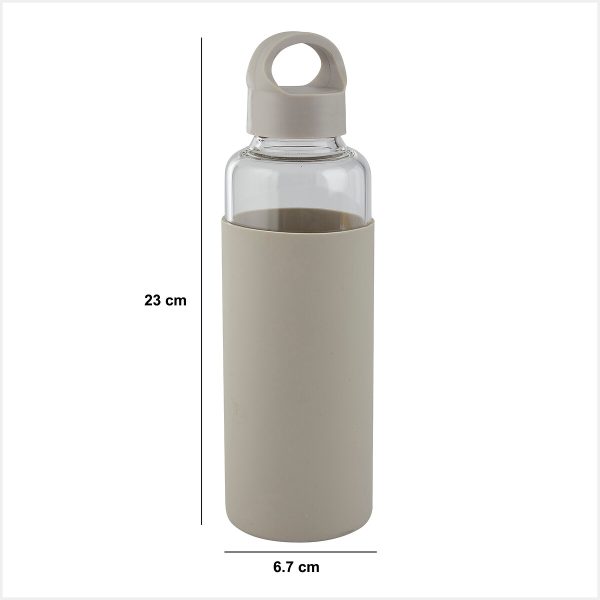 FIVE BOTTLE WITH SILICONE COVER 0.5L GLASS VARIOUS COLORS - Image 11