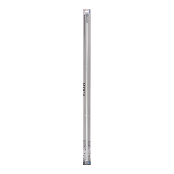 TENDANCE DRŽAČ ZAVJESE ZA KADU 135 - 250 CM ALUMINIJ, SIVI - Image 2