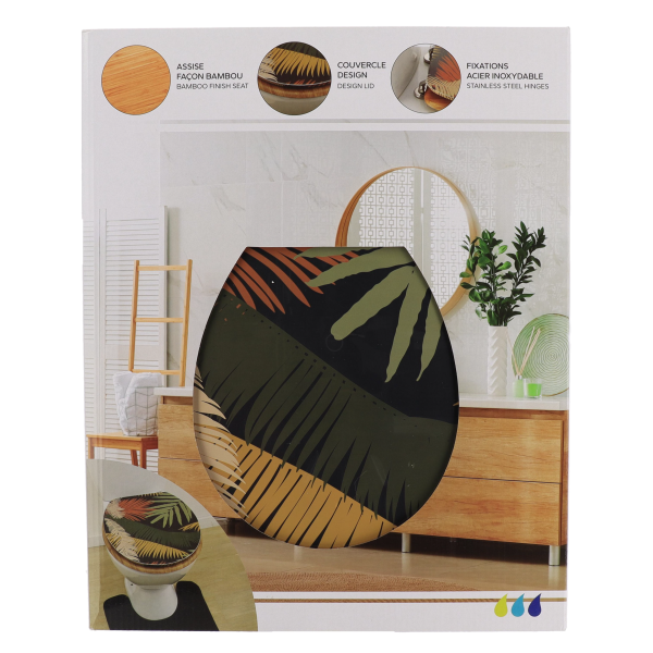 TENDANCE WC DASKA MDF SA INOX OKOVIMA, EXOTIC GARDEN - Image 2
