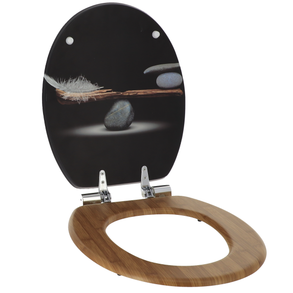 TENDANCE WC DASKA MDF SA INOX OKOVIMA SOFT CLOSE, PLENITUDE - Image 4