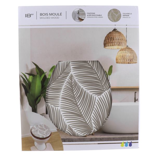 TENDANCE TOILET BOARD MDF WITH STAINLESS STEEL FITTINGS SOFT CLOSE, MIMETISME - Image 3