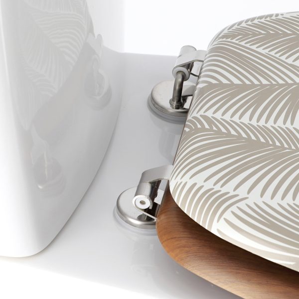 TENDANCE TOILET BOARD MDF WITH STAINLESS STEEL FITTINGS SOFT CLOSE, MIMETISME - Image 2