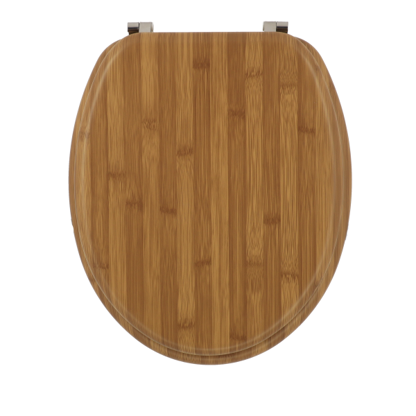 TENDANCE WC DASKA MDF SA INOX OKOVIMA SOFT CLOSE, BAMBOO
