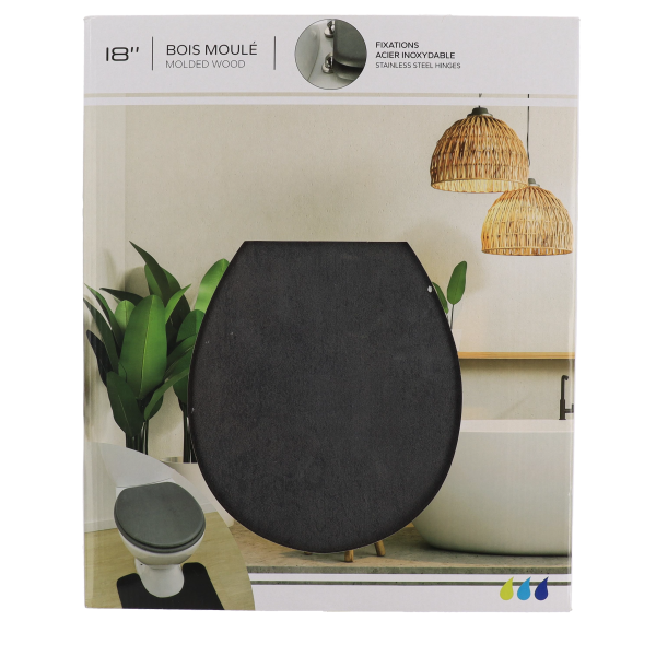 TENDANCE WC DASKA MDF SA INOX OKOVIMA, BETON SIVA - Image 2