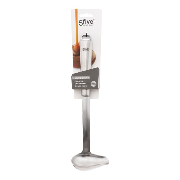 FIVE SAUCE SPOON 8X5.3X29.8CM STAINLESS STEEL SILVER - Image 5