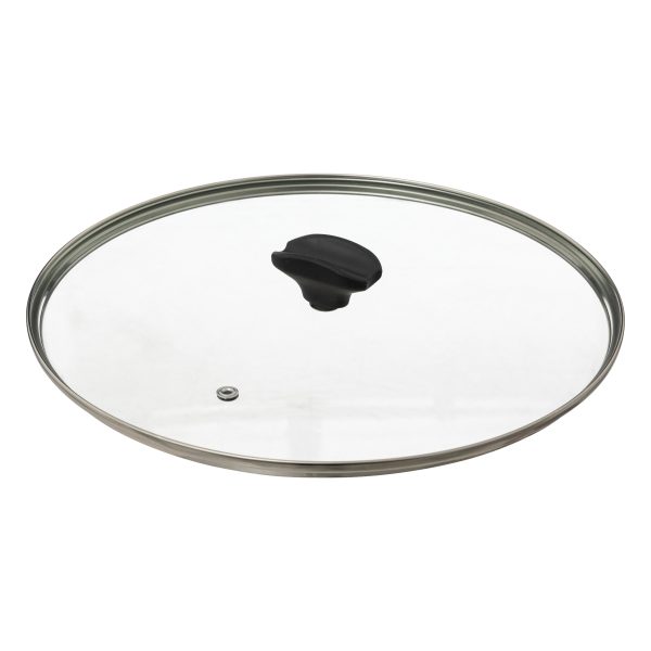 FIVE POKLOPAC ZA LONAC 18,97X18,97X5,5CM STAKLO/BAKELIT/NEHRĐAJUĆI ČELIK PROZIRNA