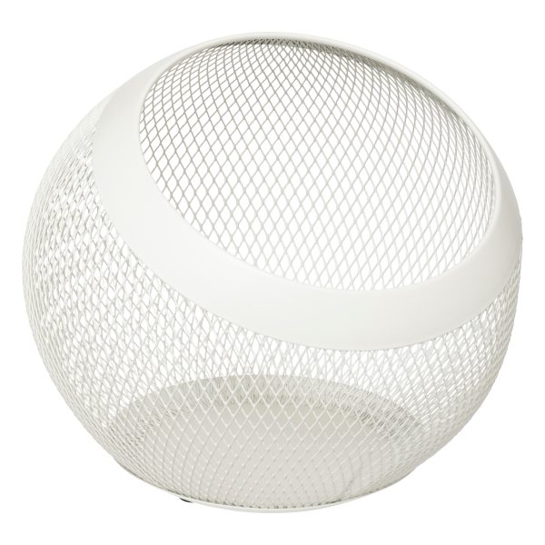 FIVE ROUND CAPSULE HOLDER MAYAJ 24X21CM METAL BEIGE