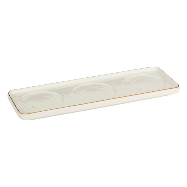 SG SET OF SERVING BOWLS ARYA, 9.5X5.5X9.5CM CERAMIC WHITE 4/1 - Image 2