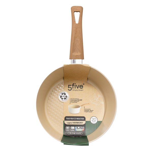 FIVE SAUCE PAN HARMONY 20CM ALUMINUM BEIGE - Image 3