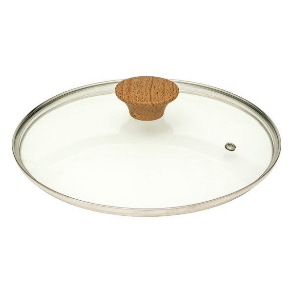 FIVE POT WITH LID HARMONY 24CM GLASS/ALUMINUM BEIGE - Image 3