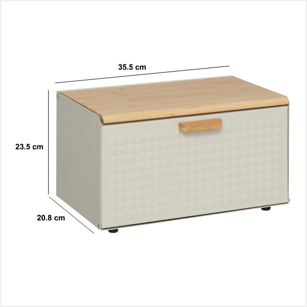 FIVE KUTIJA ZA KRUH SENSIA 35,5X20,8X23,5CM METAL/BAMBUS RAZNE BOJE - Image 12