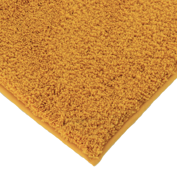 TENDANCE BATHROOM CARPET 50X80 CM POLYESTER, YELLOW - Image 3