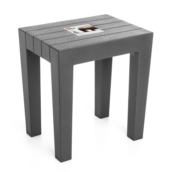 TATAY BATHROOM CHAIR 38x29x41.5cm PP, GREY LOMBOK - Image 4