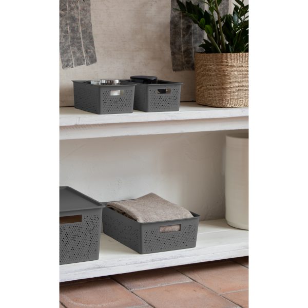 TATAY ORGANIZERS BOHOL SET 3PCS 2X4L + 12L ANTHRACITE GRAY - Image 2
