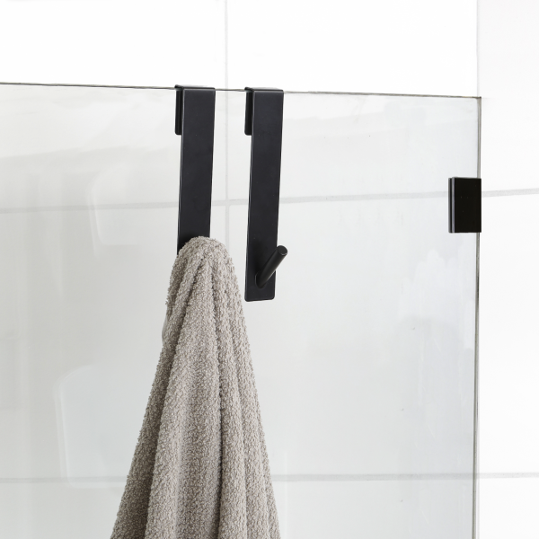 TENDANCE SHOWER CABIN HANGER 2/1 METAL, BLACK - Image 3
