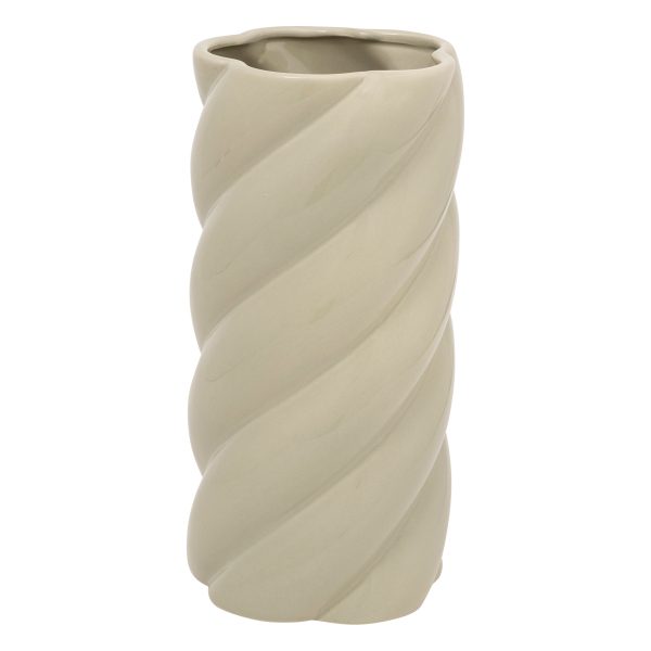 ATMOSPHERA DECORATIVE VASE COBY 25.5CM CERAMIC LIGHT GREEN
