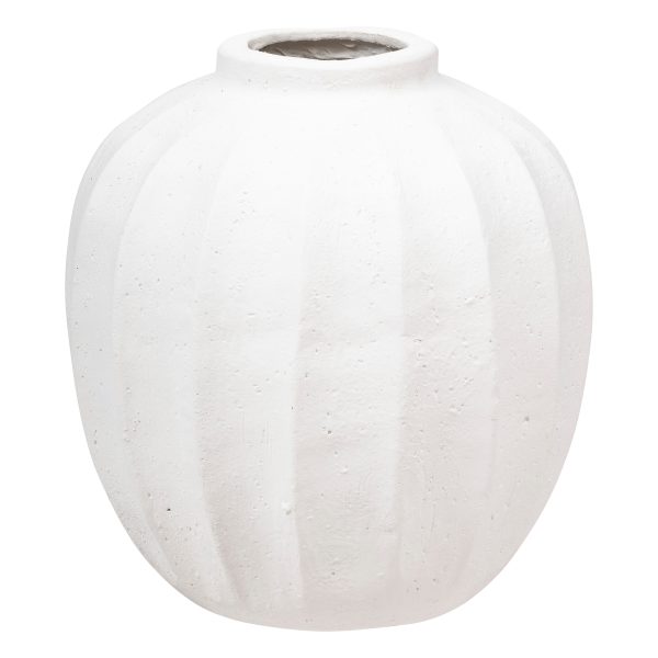 ATMOSPHERA DECORATIVE VASE AMIA 28CM CERAMIC WHITE