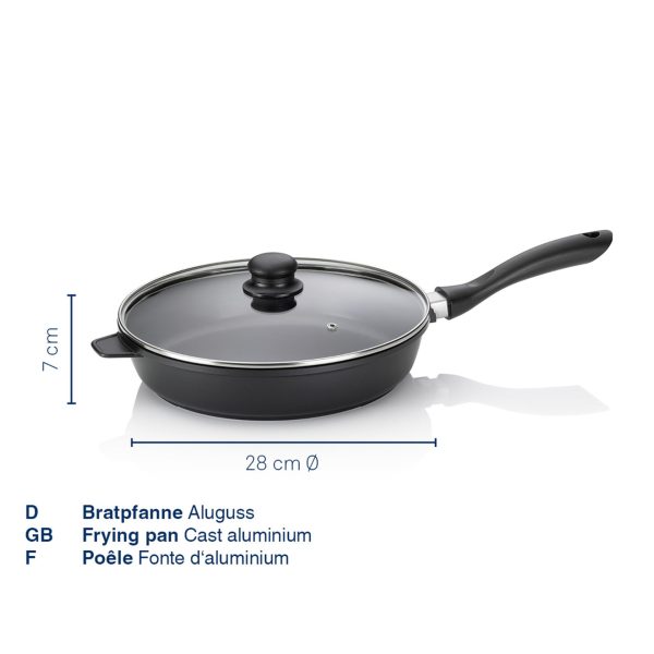 KELA PAN GABOR, 7x28cm ALUMINUM BLACK - Image 4
