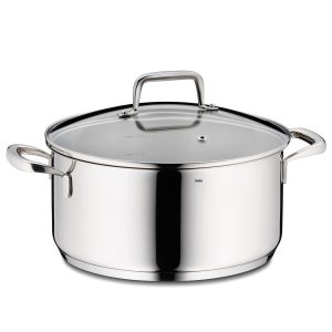 KELA POT WITH FLAVORIA LID, 4.6l STAINLESS STEEL 18/10 SILVER