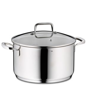 KELA POT WITH FLAVORIA LID, 5.5l STAINLESS STEEL 18/10 SILVER
