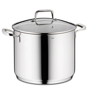 KELA POT WITH FLAVORIA LID, 8l STAINLESS STEEL 18/10 SILVER
