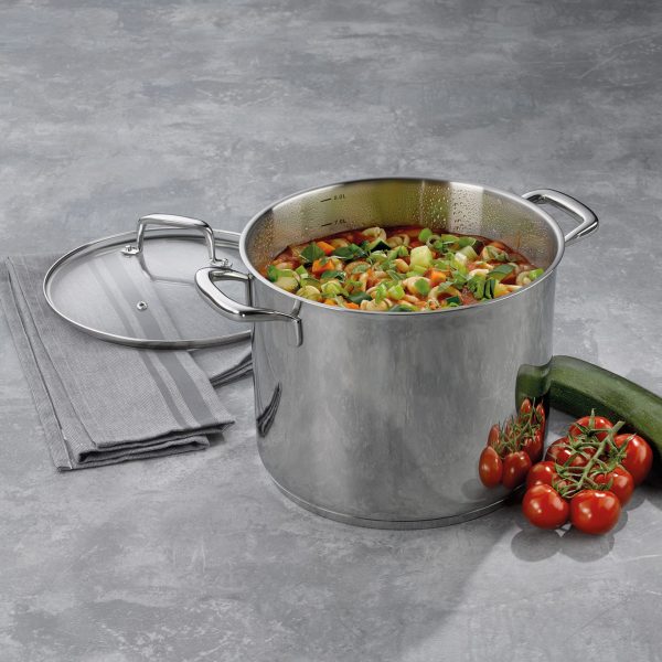 KELA POT WITH FLAVORIA LID, 8l STAINLESS STEEL 18/10 SILVER - Image 7
