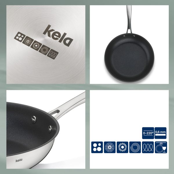 KELA PAN FLAVORIA, 5.5X24CM STAINLESS STEEL 18/10 SILVER - Image 4