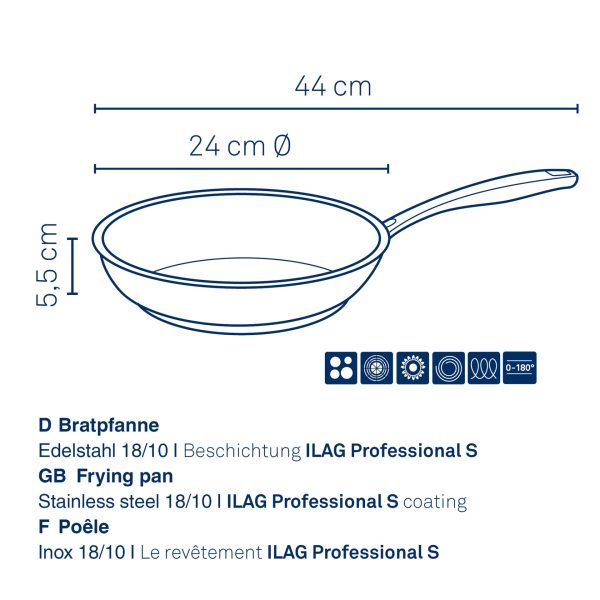 KELA PAN FLAVORIA, 5.5X24CM STAINLESS STEEL 18/10 SILVER - Image 5