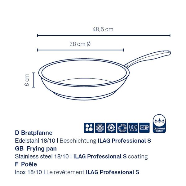 KELA PAN FLAVORIA, 6X28CM STAINLESS STEEL 18/10 SILVER - Image 5