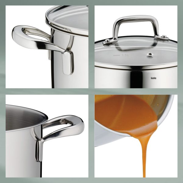 KELA FLAVORIA TABLEWARE SET, cm STAINLESS STEEL 18/10 SILVER 7/1 - Image 3