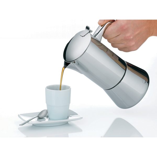 KELA KAFETIJERA LATINA, 300ml NEHRĐAJUĆI ČELIK SREBRNA - Slika 6