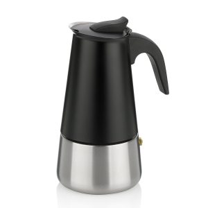 COFFEE POT FERRARA, 300ml STAINLESS STEEL BLACK