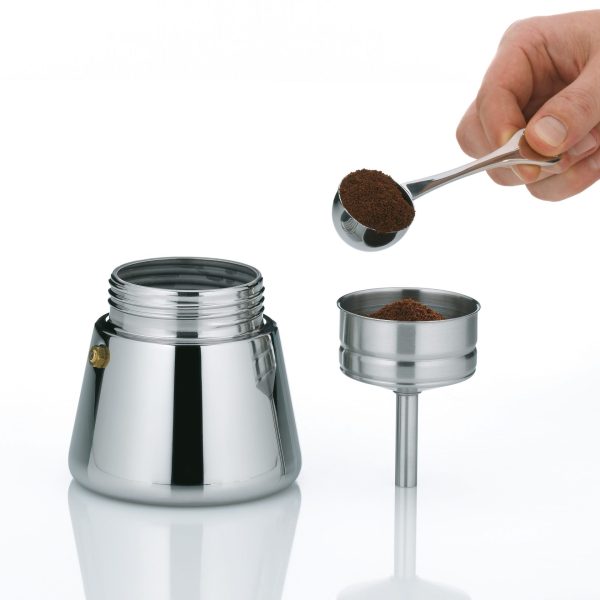 KELA KAFETIJERA FERRARA, 300ml NEHRĐAJUĆI ČELIK CRNA - Slika 3