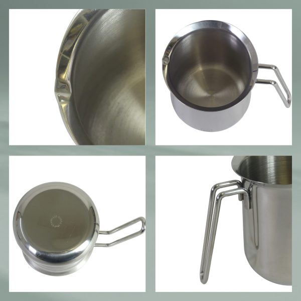 KELA MILK POT HERTA, 0.7l STAINLESS STEEL 18/10 MAT SILVER - Image 3