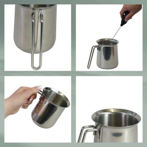 KELA MILK POT HERTA, 0.7l STAINLESS STEEL 18/10 MAT SILVER - Image 4