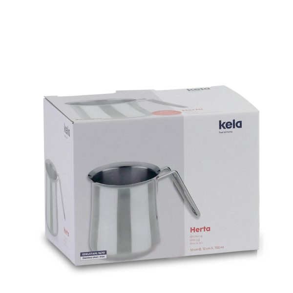 KELA MILK POT HERTA, 0.7l STAINLESS STEEL 18/10 MAT SILVER - Image 8