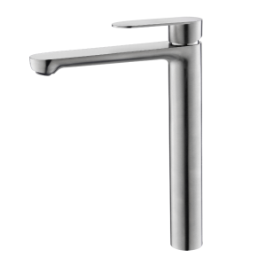 INTER CERAMIC TALL FAUCET FOR WASHBASIN MARSILIYA SS304 MAT SILVER